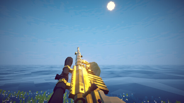 How to Fish first-person view over open water